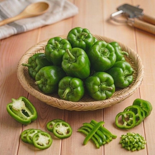 Green Capsicum (Shimla Mirch)